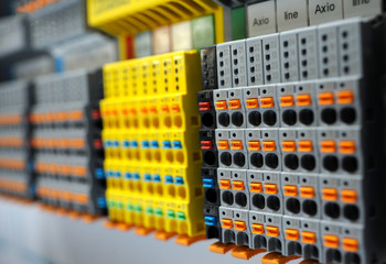Modular terminal block of the automatic control system 