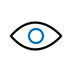 Eye Icon With White Background