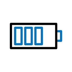 Battery Icon With White Background