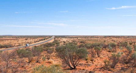 Road towards Uluru