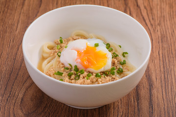 そぼろ餡かけうどん
