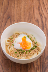 そぼろ餡かけうどん
