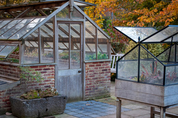 Greenhouse in park