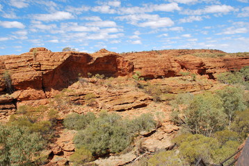 Fototapeta na wymiar Landschaftsaufnahme Outback Wüste in Australien