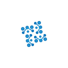 Molecule vector illustration design