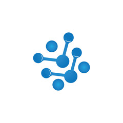 Molecule vector illustration design