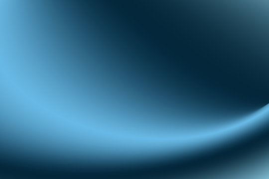 deep dark water blue metallic color new trendy shiny blurred wave curve pattern background texture space.blank full frame gradient light abstract