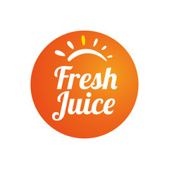 Juice logo design concept. Fruit and juice icon theme. Unique symbol of organic and healthy food.