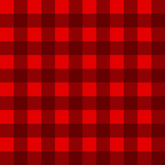 Red Tartan Check Plaid seamless patterns. Lumberjack Buffalo plaid. Rustic Christmas Backgrounds. Christmas tartan patterns. Repeating pattern tile 