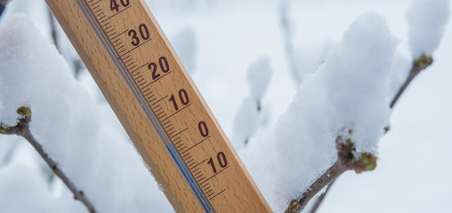 Kalte Temperaturen im Winter
