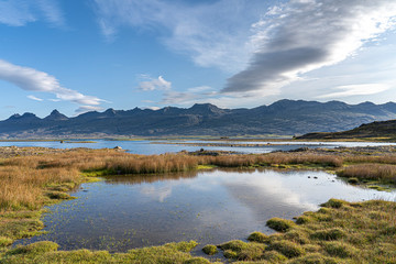 morning light over Eastern Fjord Berufjoerdur, Iceland,landscape photography