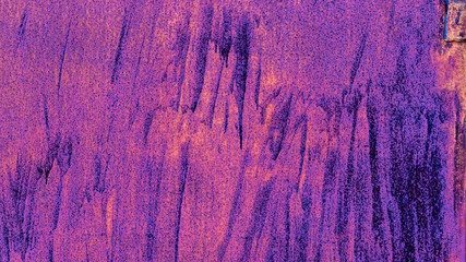 Texture painted rusted metal, colored background with iron fence. Grunge blue old dirty scratched abstract background. Oxidized Metal blue copper patina and iron oxide texture.