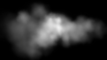 Atmospheric smoke or dry ice. Haze on black background. White smoke mist or fog surface.