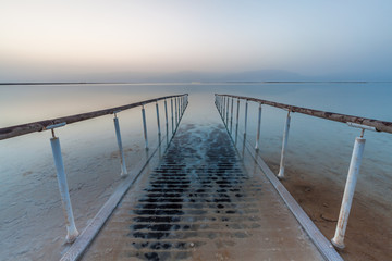 Fototapeta premium Beautiful view of the Dead Sea .