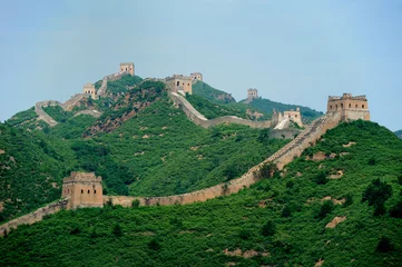 Foto op Plexiglas Chinese Muur Grote Muur van China in het Simatai-gebied, ongeveer 120 km van Peking.
