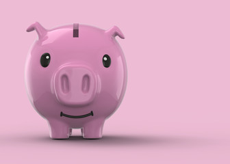 Pig Coin Bank - 3D