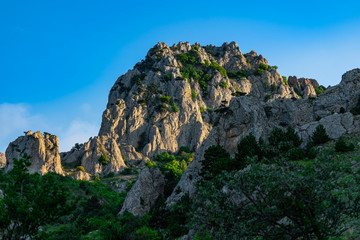 Fototapeta na wymiar Mountains of Crimea, Travel during Summer