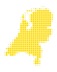 Fototapeta premium Karte der Niederlande