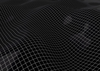 Wireframe Background - 3D