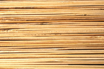 texture of wooden knitting needles horizontal