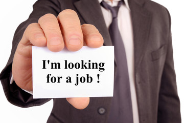 I'm looking for a job