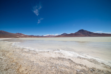 Laguna Blanca, White Lagoon, Eduardo Avaroa National reserve, Bolvia
