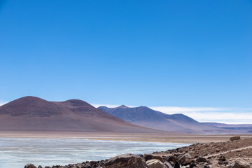 Laguna Blanca, White Lagoon, Eduardo Avaroa National reserve, Bolvia