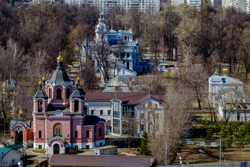 Obraz premium Moskwa, dzielnica Khovrino, park Grachevka