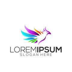 Modern 3d logo - Vector