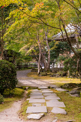 京都　西明寺　紅葉
