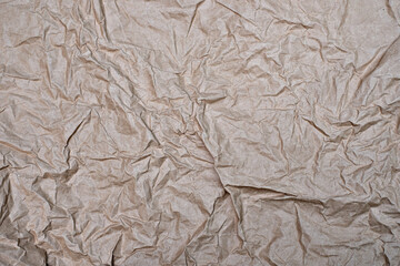 Close up crumpled creased paper old texture background