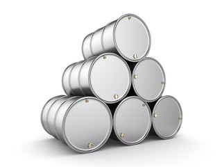 3D rendering aluminum barrel