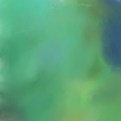 Fototapeta premium quadratic graphic format medium sea green, teal blue and medium aqua marine color painted background. broadly painted backdrop can be used as texture, background element or wallpaper