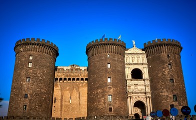 Castel Nuovo Medieval castle Naples Italy