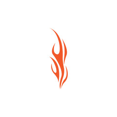 Fire flame vector illustration design template