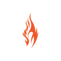 Fire flame vector illustration design template