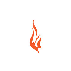 Fire flame vector illustration design template