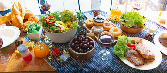 Fototapeta na wymiar Food on the table