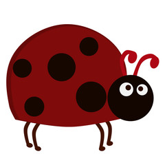 Obraz premium cute cartoon ladybug illustration