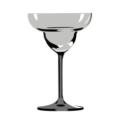 margarita glass realistic vector illustration isolated