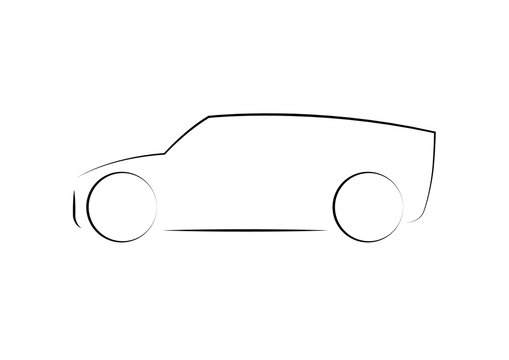 Wagon car icon vector illustration isolated