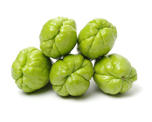 Fototapeta premium Chayote on white background 
