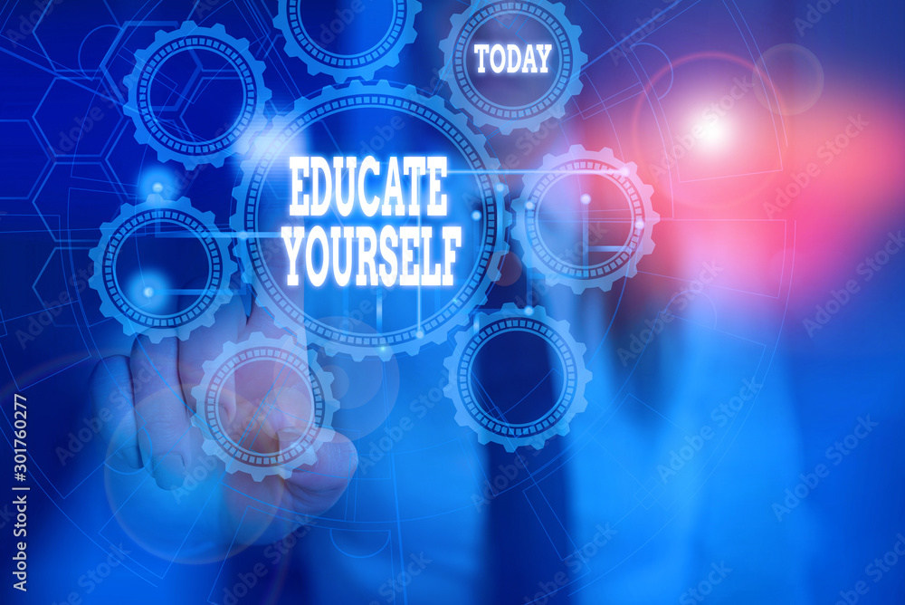 Poster handwriting text writing prepare oneself or someone in a particular area or subject. conceptual phot