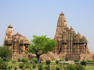 Vintage retro effect filtered hipster style image of famous indian Madhya Pradesh tourist landmark...