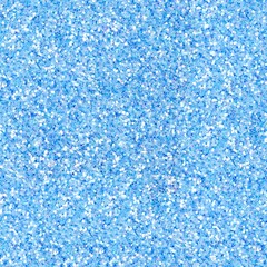 Elegant light blue glitter, sparkle confetti texture. Christmas abstract background, seamless...