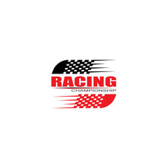 Race flag icon design