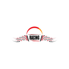Race flag icon design