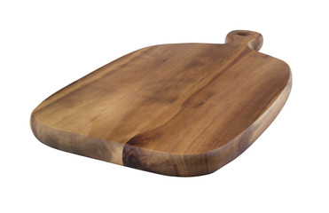 Wooden cutting board isolated 