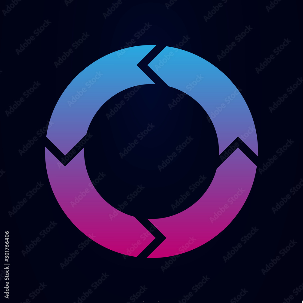Poster arrow nolan icon. simple glyph, flat vector of arrows icons for ui and ux, website or mobile applica