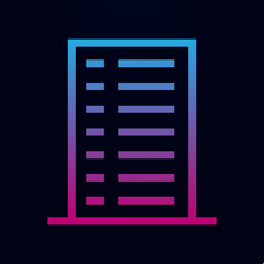 Building nolan icon. Simple thin line, outline vector of building icons for ui and ux, website or mobile application